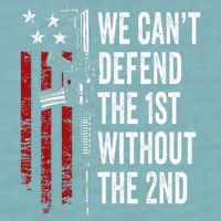 We CanT Defend The 1st Without The 2nd Amendment Sueded Cloud Jersey T-Shirt