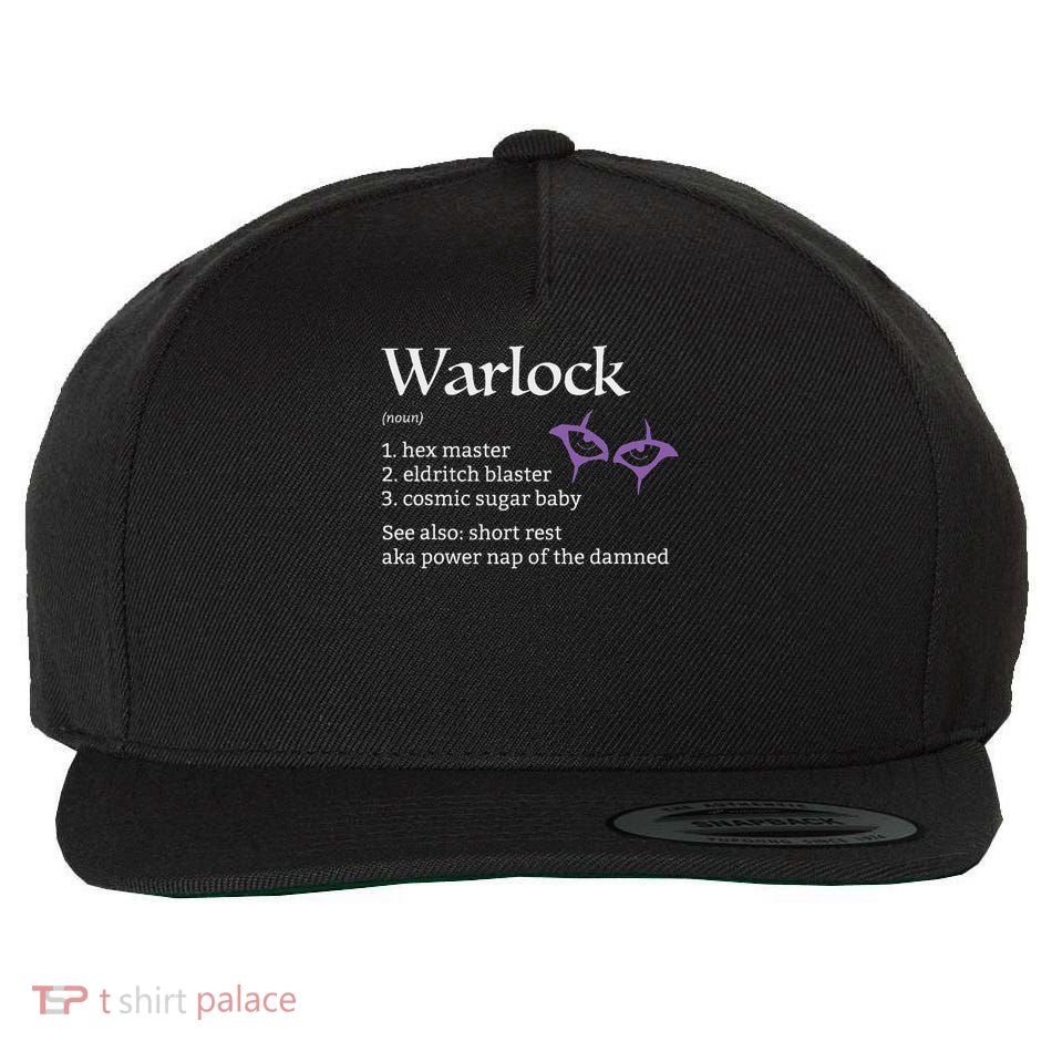 Warlock Class Definition Wool Snapback Cap