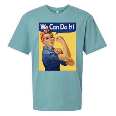 We Can Do It Rosie The Riveter Feminist Wwii Rosey Rosy Sueded Cloud Jersey T-Shirt