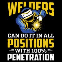 Welders Can Do It In All Positions – Funny Welder Worker Backpack