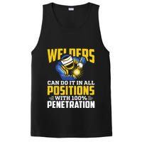 Welders Can Do It In All Positions – Funny Welder Worker PosiCharge Competitor Tank