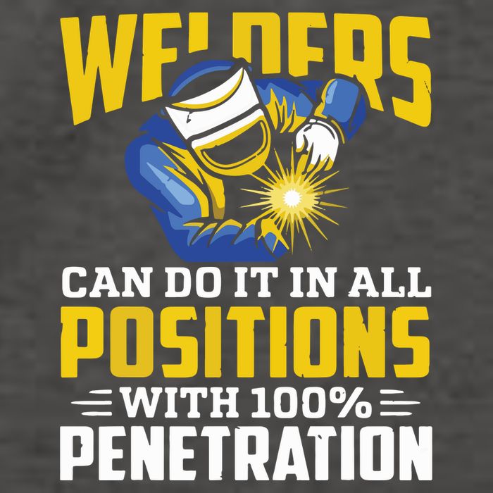 Welders Can Do It In All Positions – Funny Welder Worker Vector Backpack