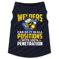 Welders Can Do It In All Positions – Funny Welder Worker Doggie Tank