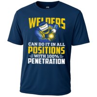 Welders Can Do It In All Positions – Funny Welder Worker Performance Shirt