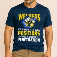 Welders Can Do It In All Positions – Funny Welder Worker Performance Shirt