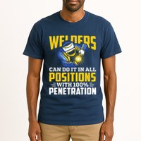 Welders Can Do It In All Positions – Funny Welder Worker Tall T-Shirt