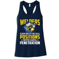 Welders Can Do It In All Positions – Funny Welder Worker Womens Tank Top