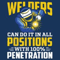 Welders Can Do It In All Positions – Funny Welder Worker Baby Bodysuit