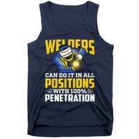 Welders Can Do It In All Positions – Funny Welder Worker Tank Top