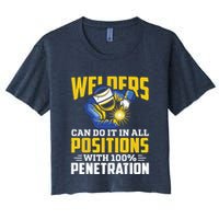 Welders Can Do It In All Positions – Funny Welder Worker Crop Top