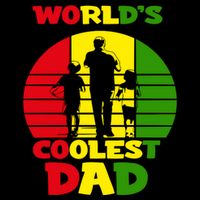 Worlds Coolest Dad Rasta Rastafari Reggae Fathers Day Meaningful Gift Cooling Performance Crew T-Shirt