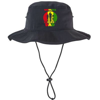Worlds Coolest Dad Rasta Rastafari Reggae Fathers Day Meaningful Gift Bucket Hat