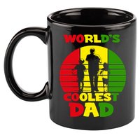 Worlds Coolest Dad Rasta Rastafari Reggae Fathers Day Meaningful Gift 11oz C Handle Ceramic Mug