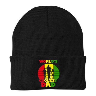 Worlds Coolest Dad Rasta Rastafari Reggae Fathers Day Meaningful Gift Beanie