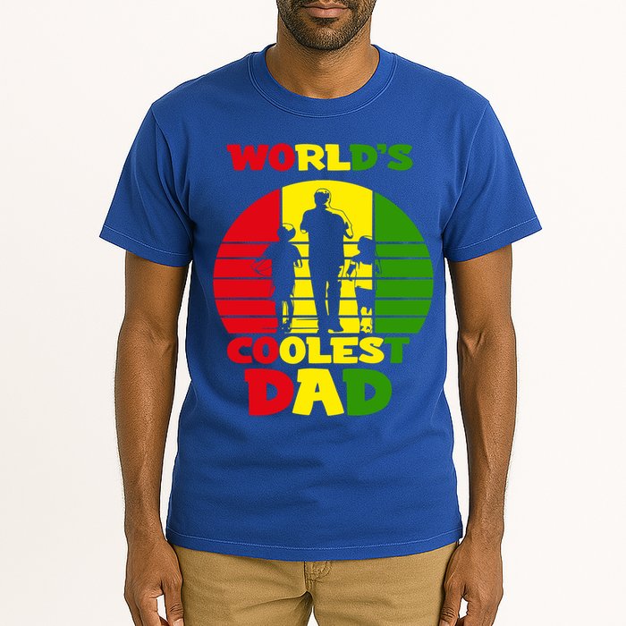Worlds Coolest Dad Rasta Rastafari Reggae Fathers Day Meaningful Gift Tall T-Shirt