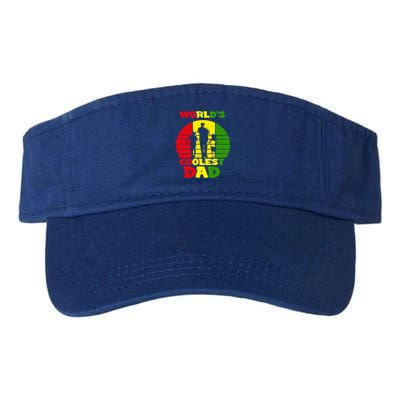 Worlds Coolest Dad Rasta Rastafari Reggae Fathers Day Meaningful Gift Visor