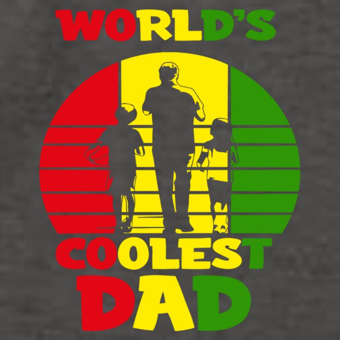 Worlds Coolest Dad Rasta Rastafari Reggae Fathers Day Meaningful Gift Vector Backpack