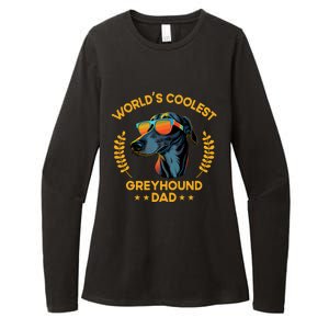 Worlds Coolest Dog Dad Papa Gift Greyhound Meaningful Gift Womens CVC Long Sleeve Shirt