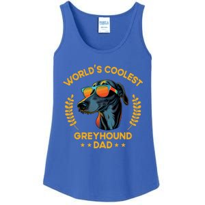 Worlds Coolest Dog Dad Papa Gift Greyhound Meaningful Gift Ladies Essential Tank