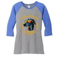 Worlds Coolest Dog Dad Papa Gift Greyhound Meaningful Gift Women's Tri-Blend 3/4-Sleeve Raglan Shirt