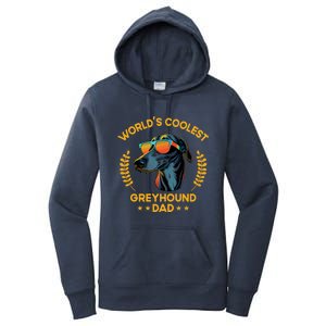 Worlds Coolest Dog Dad Papa Gift Greyhound Meaningful Gift Women's Pullover Hoodie