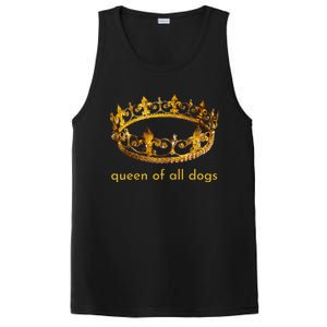 Womens Cute Dog Gift Queen Of All Dogs Tee Rescue Foster Adopt PosiCharge Competitor Tank