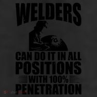 Welders Can Do It In All Positions Funny Welder Cool Comfort Performance Bucket Hat