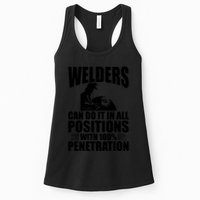 Welders Can Do It In All Positions Funny Welder Womens Tank Top