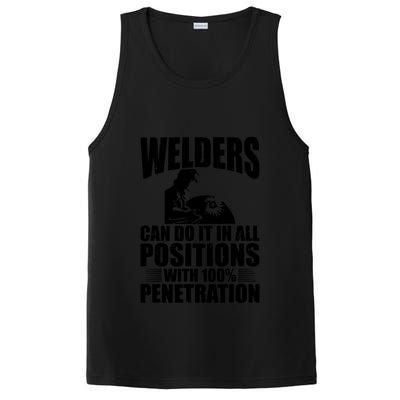 Welders Can Do It In All Positions Funny Welder PosiCharge Competitor Tank