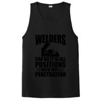 Welders Can Do It In All Positions Funny Welder PosiCharge Competitor Tank