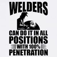 Welders Can Do It In All Positions Funny Welder Garment-Dyed Sweatshirt