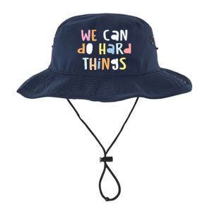 We Can Do Hard-Things Wo Teacher Back to School Legacy Cool Fit Booney Bucket Hat