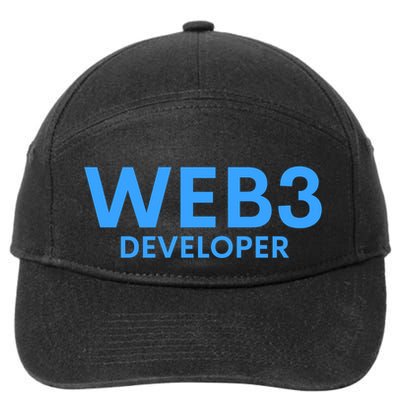 WEB3 Crypto Developer NFT Internet3.0 DeFi Metaverse Web3.0 7-Panel Snapback Hat
