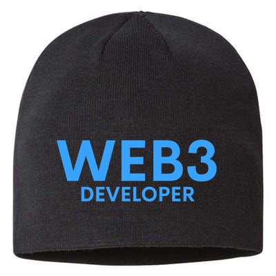 WEB3 Crypto Developer NFT Internet3.0 DeFi Metaverse Web3.0 Sustainable Beanie