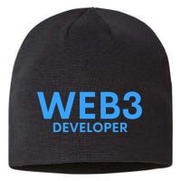 WEB3 Crypto Developer NFT Internet3.0 DeFi Metaverse Web3.0 Sustainable Beanie