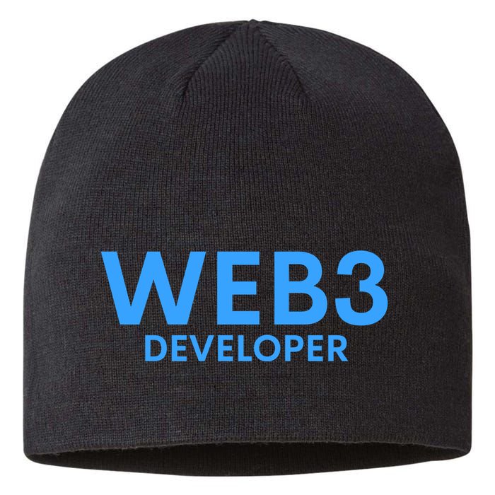 WEB3 Crypto Developer NFT Internet3.0 DeFi Metaverse Web3.0 Sustainable Beanie