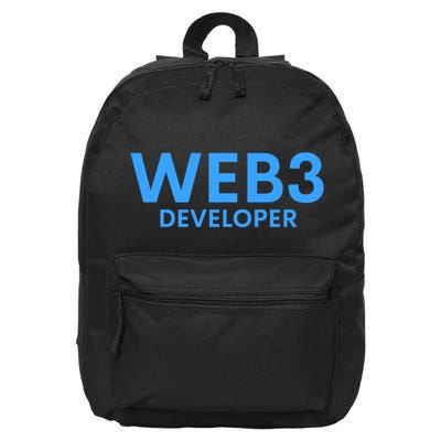 WEB3 Crypto Developer NFT Internet3.0 DeFi Metaverse Web3.0 16 in Basic Backpack