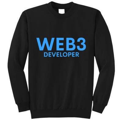 WEB3 Crypto Developer NFT Internet3.0 DeFi Metaverse Web3.0 Tall Sweatshirt