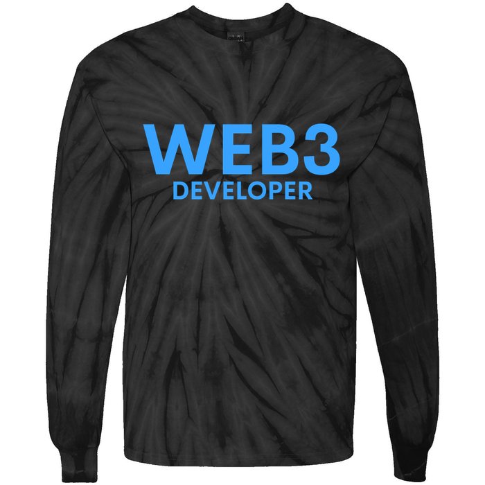 WEB3 Crypto Developer NFT Internet3.0 DeFi Metaverse Web3.0 Tie-Dye Long Sleeve Shirt