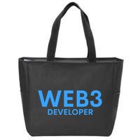 WEB3 Crypto Developer NFT Internet3.0 DeFi Metaverse Web3.0 Zip Tote Bag