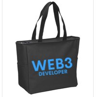 WEB3 Crypto Developer NFT Internet3.0 DeFi Metaverse Web3.0 Zip Tote Bag