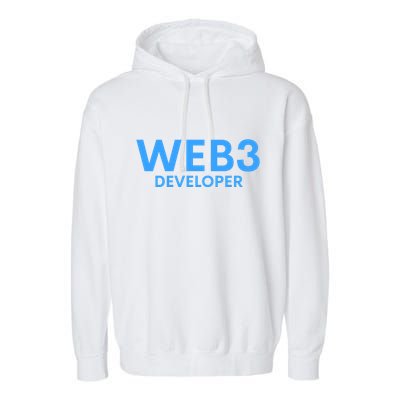 WEB3 Crypto Developer NFT Internet3.0 DeFi Metaverse Web3.0 Garment-Dyed Fleece Hoodie