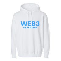 WEB3 Crypto Developer NFT Internet3.0 DeFi Metaverse Web3.0 Garment-Dyed Fleece Hoodie