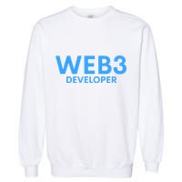 WEB3 Crypto Developer NFT Internet3.0 DeFi Metaverse Web3.0 Garment-Dyed Sweatshirt