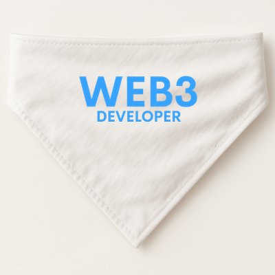 WEB3 Crypto Developer NFT Internet3.0 DeFi Metaverse Web3.0 USA-Made Doggie Bandana