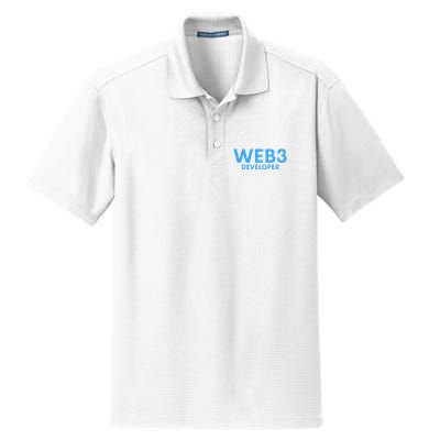 WEB3 Crypto Developer NFT Internet3.0 DeFi Metaverse Web3.0 Dry Zone Grid Polo