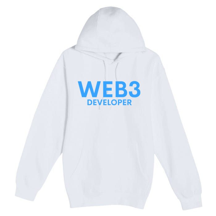 WEB3 Crypto Developer NFT Internet3.0 DeFi Metaverse Web3.0 Premium Pullover Hoodie