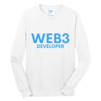 WEB3 Crypto Developer NFT Internet3.0 DeFi Metaverse Web3.0 Tall Long Sleeve T-Shirt