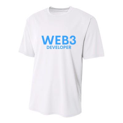 WEB3 Crypto Developer NFT Internet3.0 DeFi Metaverse Web3.0 Youth Performance Sprint T-Shirt