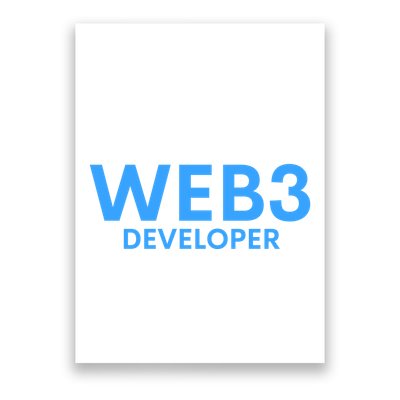 WEB3 Crypto Developer NFT Internet3.0 DeFi Metaverse Web3.0 Poster